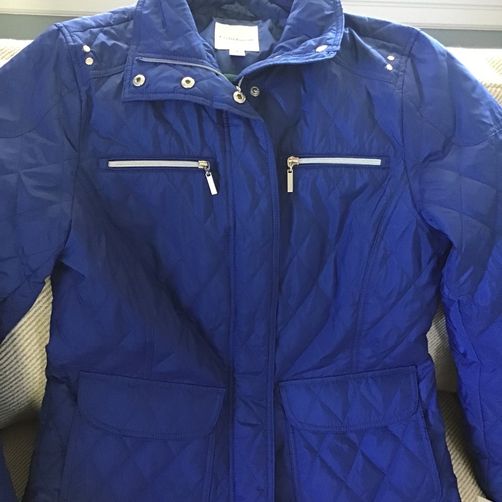 NWT Croft & Barrow Lightweight Quilted Full Zip Woman’s Jacket Size Small